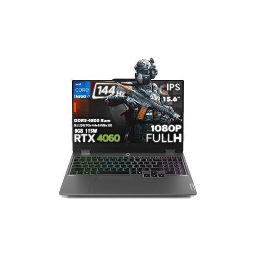 Loq 15IRX9 Intel Core I7 13650HX 64GB 512GB SSD Rtx 4060 8gb (115W) 15.6" Fhd 144Hz IPS Panel Freedos Taşınabilir Bilgis