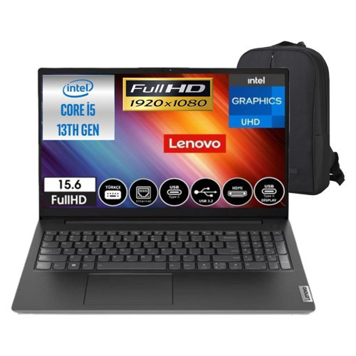 V15 G4 Intel Core I5-13420H 48 GB 512 GB SSD UHD Graphics 15.6 " Full Hd Freedos Notebook 83A1008TTR & Çanta