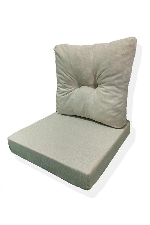 Bahçe Balkon Minderi,çayseti Minderi,palet Minderi, (1 Adet Minder, 1 Adet Kırlent