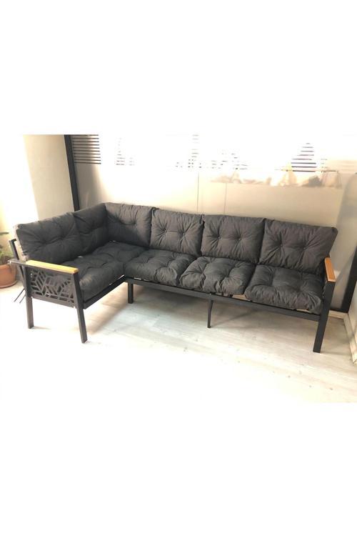 Miami melisa 3+2 Köşe Yön değiştirilebilir Koltuk Takımı Balkon-bahçe-kafe-çay Seti