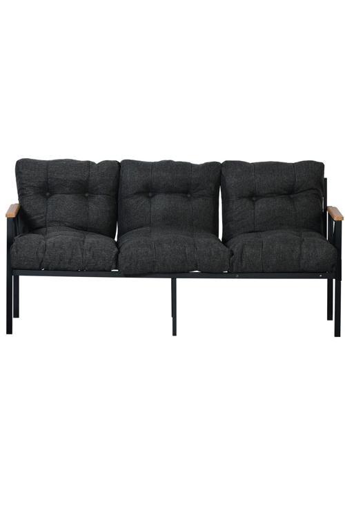 Balkon-bahçe-ofis-kafe Çay Seti Koltuk Oturma Takımı-oturma Grubu Miami 3'lü