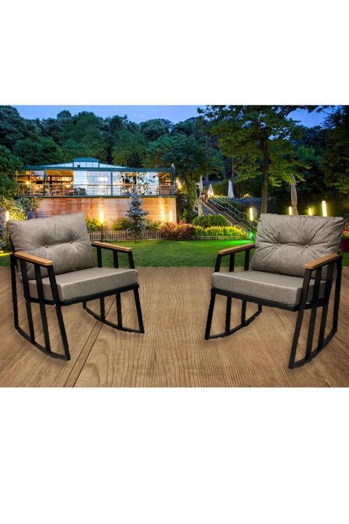 Balkon-bahçe-kafe Çay Seti Koltuk Oturma Takımı,oturma Grubu Çaysetleri Sallanır Koltuk