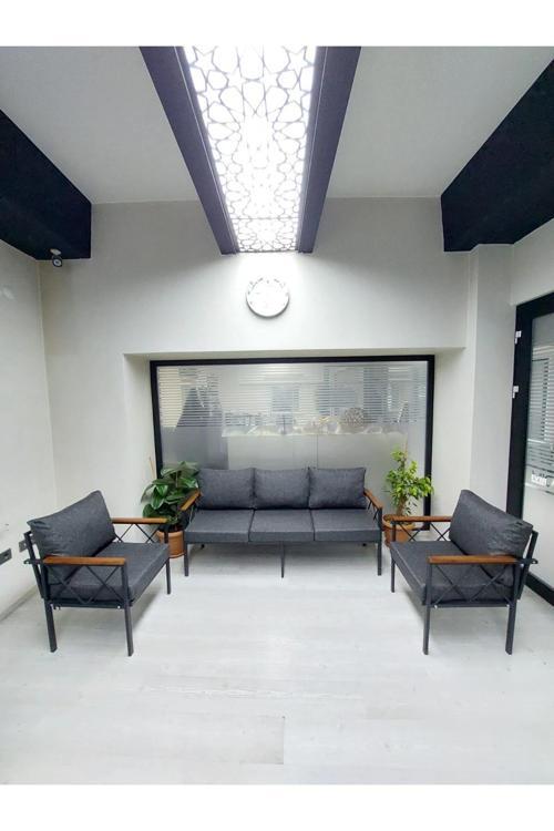 Safir Balkon-bahçe-kafe Çay Seti Koltuk Oturma Takımı-oturma Grubu