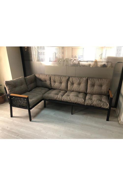 Miami melisa 3+2 Köşe Yön değiştirilebilir Koltuk Takımı Balkon-bahçe-kafe-çay Seti