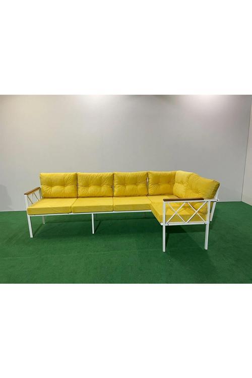 Köşe Koltuk Takımı , 3 2 Balkon-bahçe-kafe-çay Seti-koltuk Takımı-mutfak Köşe Beyaz Profil