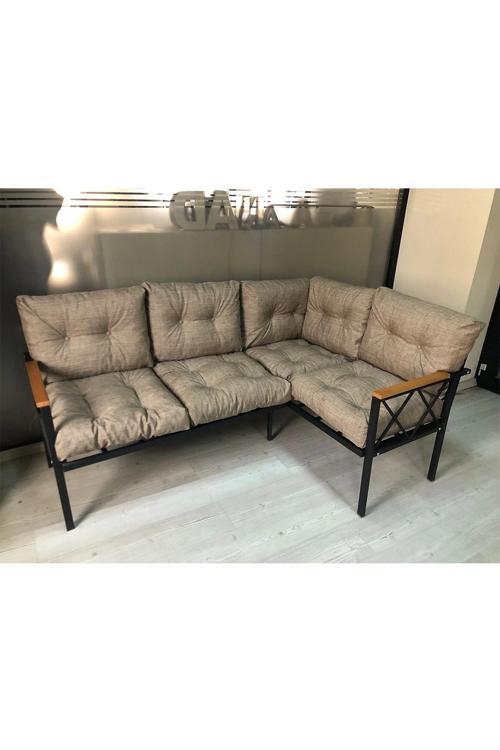 miami Köşe Koltuk Takımı , 2+2 Balkon-bahçe-çay Seti-mutfak Köşesi