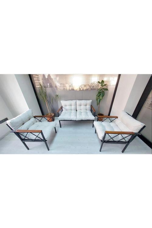 Balkon-bahçe-kafe Çay Seti Koltuk Oturma Takımı-oturma Grubu Miami