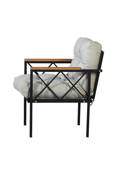 Balkon-bahçe-ofis-kafe Çay Seti Koltuk Oturma Takımı-oturma Grubu Miami Tekli