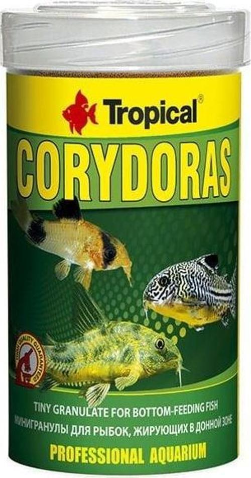 Corydoras Dipten Beslenen Balıklar için Mikro Granül Balık Yemi 100 Ml 68 Gr