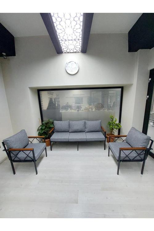 Safir Balkon-bahçe-kafe Çay Seti Koltuk Oturma Takımı-oturma Grubu