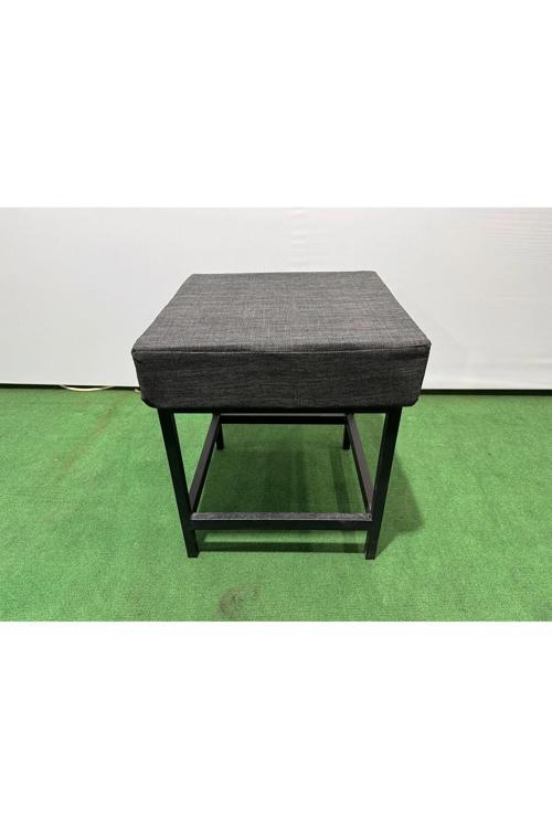Metal ayaklı Sırtsız Bank Puf Bench Balkon-bahçe-kafe-çay Seti pufu