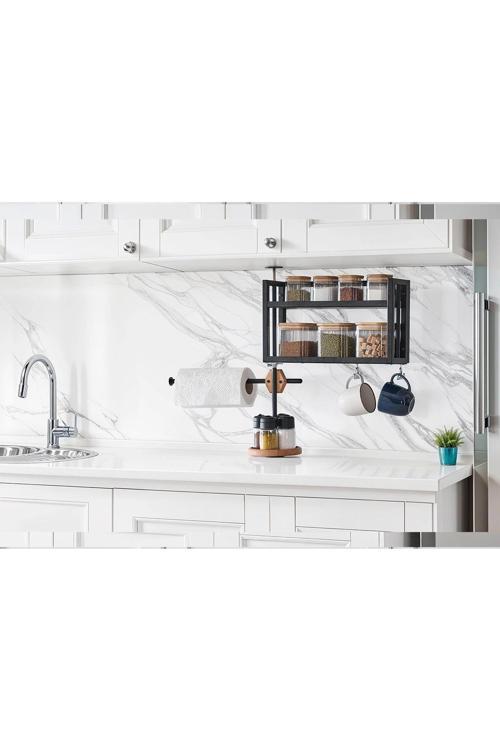 Baharat Havlu Bardak Ve Mutfak Aksesuarları Düzenleyici Organizer Şık Ayna Kahve Köşesi