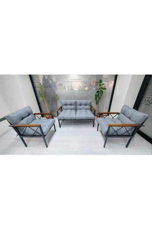 Balkon-bahçe-kafe Çay Seti Koltuk Oturma Takımı-oturma Grubu Miami