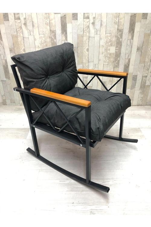 Sallanır Sandalye Tv Koltuğu Kafe-balkon-mutfak-berjer-ofis-salon Sallanır Tekli Koltuk Miami