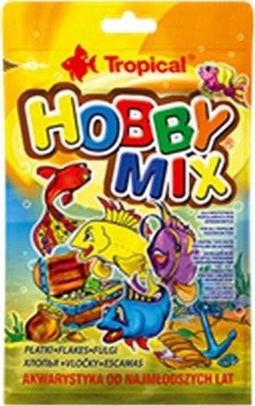 Hobby Mix Küçük Akvaryum Balıkları için Karışık Pul Yem 12 Gr