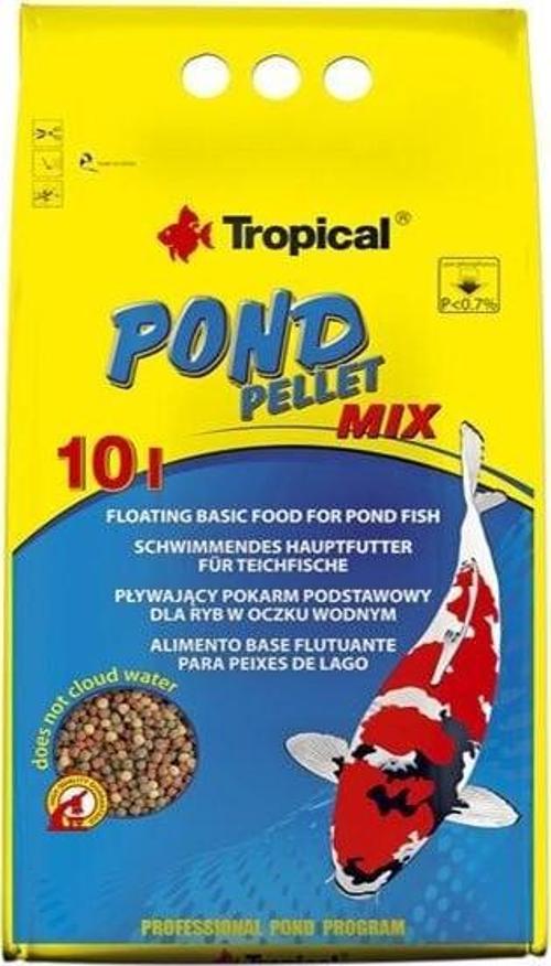 Pond Pellet Mix Koi ve Japon Balıkları için Granül Yem 130 Gr