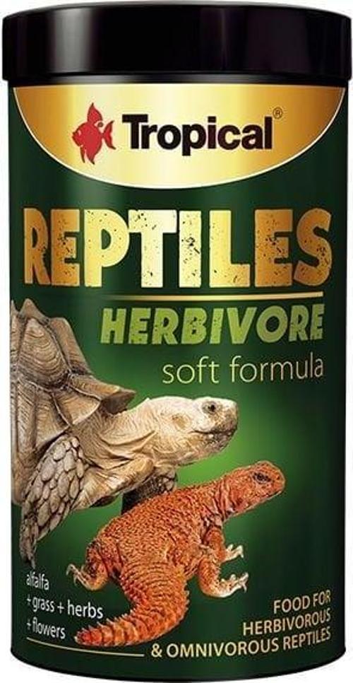 Reptiles Herbivore Soft Otobur ve Omnivor Sürüngenler için Yem 250 Ml 65 Gr