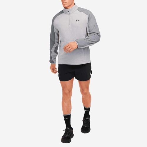 Trail Polartec® 1/4-Zip Fleece Running Long-Sleeve Erkek SWEATSHIRT-SPORTXOUTLET