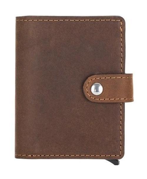 Palermo Deri Cüzdan Kartlık Mekanizmalı G2 Kahve