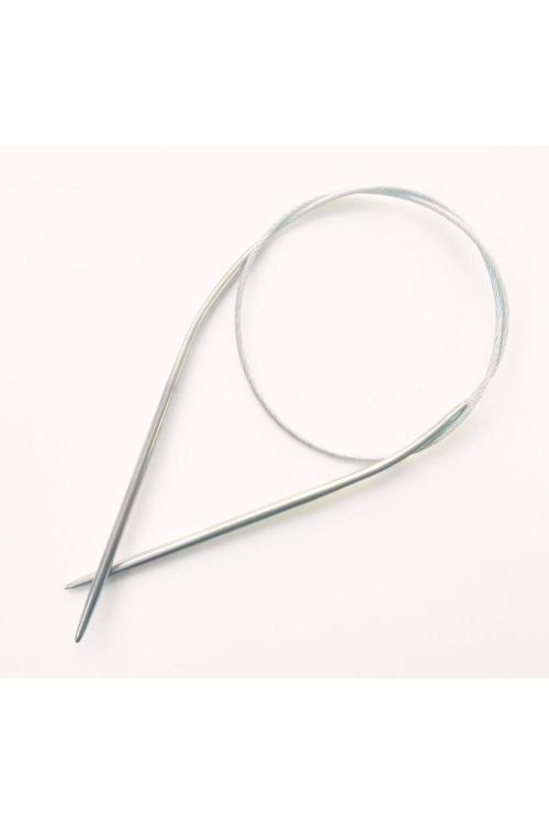 Sultan/yabalı Çelik Telli Misinalı (KOL IÇİN ÖZEL KISA ŞİŞ) 40 Cm No:2.50 Mm Örgü Şişi