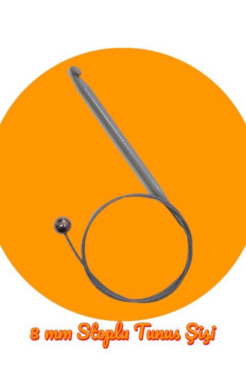 Sultan Stoplu Çelik Telli Misinalı 80 Cm No:8.00 Mm Tunus Şişi