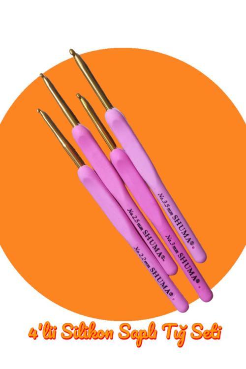 Shuma Silikon Saplı Tığ Seti 2,2 Mm-2,5 Mm-3 Mm-3,5 Mm