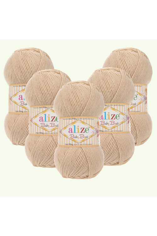 Baby Best 5 Adet Bebe İpi %10 Bambu Antipiling 310 Bal