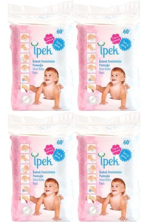 Bebek Temizleme Pamuğu 60x4 (240 Adet)