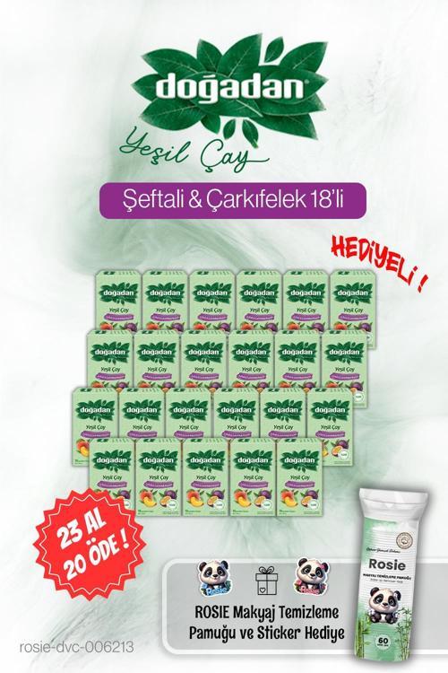 23 AL 20 ÖDE 18'li Yeşil Çay Şeftali ve Çarkıfelek ve Rosie