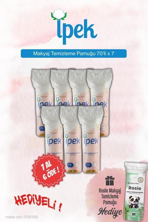 7 AL 6 ÖDE Makyaj Tem Pamuğu 70'li ve Rosie Pamuk Hediye