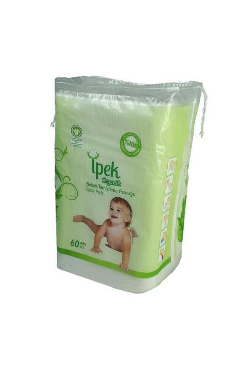 Organik Bebek Temizleme Pamuğu 60 Adet