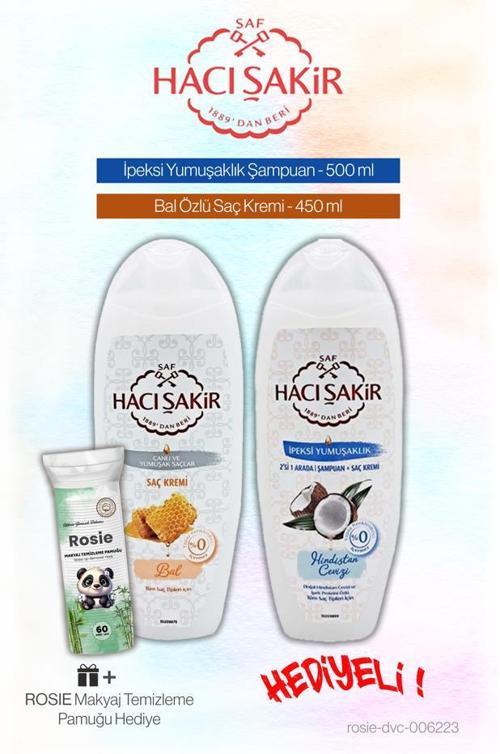 Bal Saç Kremi ve Şampuan Hindistan Cevizli İpeksi Yumuşaklık Rosie