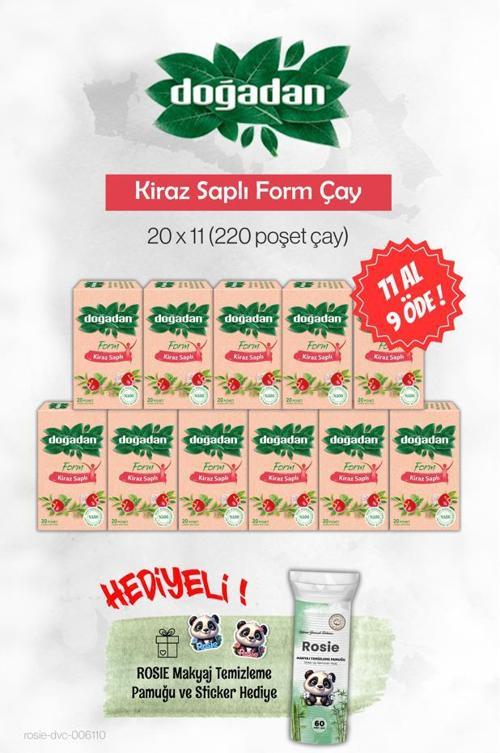 Kiraz Saplı 20'li Çay 11 AL 9 ÖDE ve Rosie Pamuk