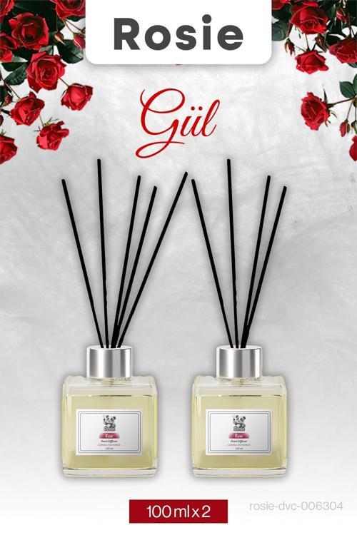 2 adet Gül Çubuklu Oda Kokusu 100 ml
