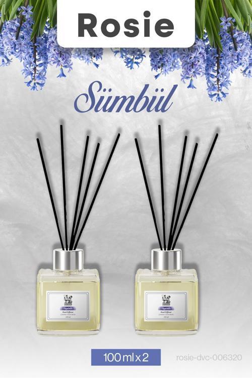 2 Adet Sümbül Rosie Çubuklu Oda Kokusu 100 ml