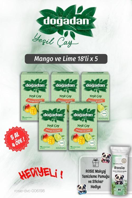 5 AL 4 ÖDE Mango ve Lime 18'li ve Rosie Pamuk Hediyeli