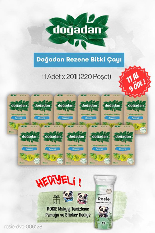 Rezene Bitki Çayı 20'li 11 AL 9 ÖDE ve Rosie