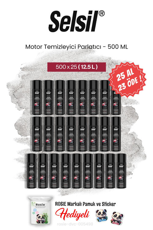 500 ml 25 AL 23 ÖDE Motor Temizleyici Parlatıcı, ve rosie pamuk