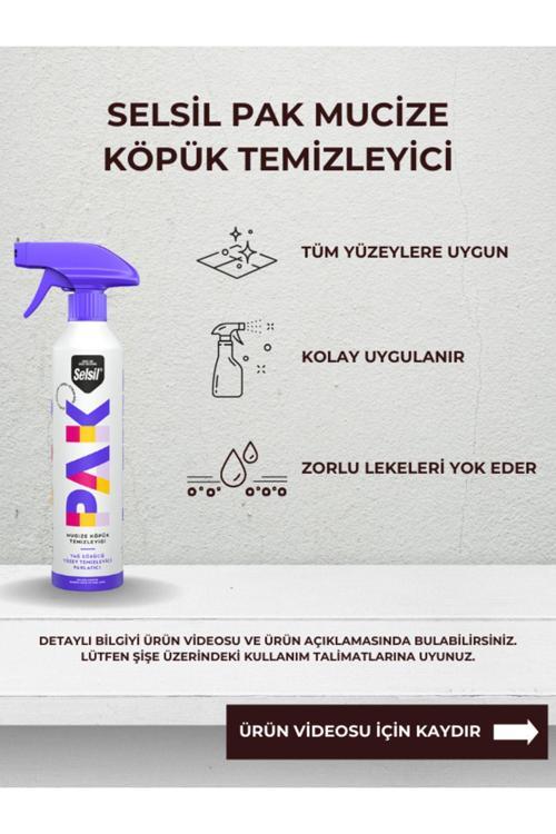 PAK Mucize Köpük Temizleyici Sprey 500 ml