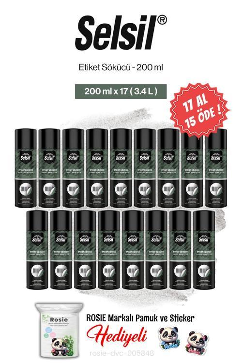 Etiket Sökücü 200 ml, 17 AL 15 ÖDE ve rosie pamuk