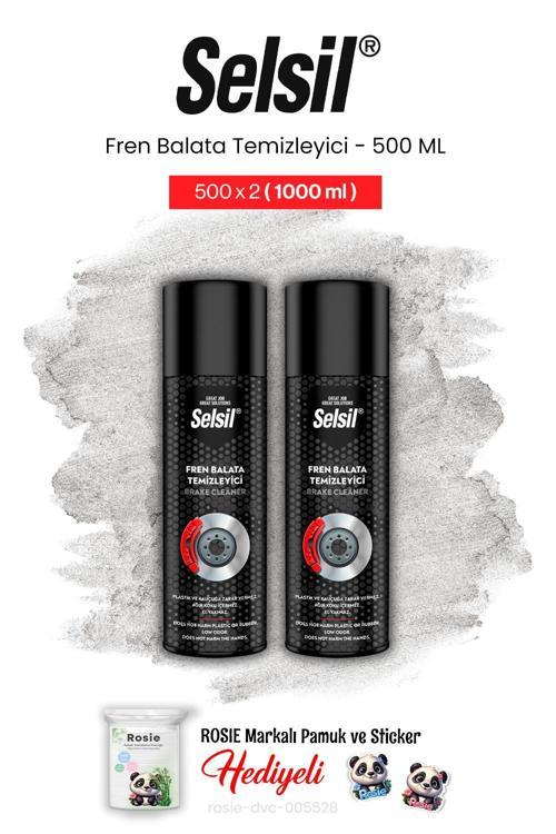 Fren Balata Temizleyici Sprey, 500 ml 2 adet ve rosie pamuk