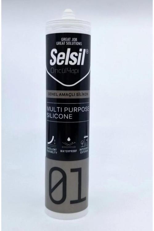 GENEL AMAÇLI SİLİKON ŞEFFAF 280gr (1 ADET)