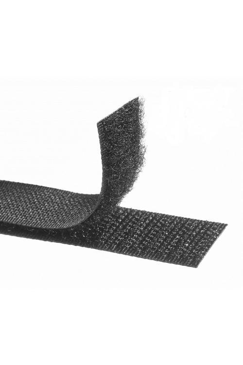 Siyah Cırt Cırtlı Bant 2 Çift Taraflı Amerikan Fermuarı 5 Cm Genişlik 1 Metre