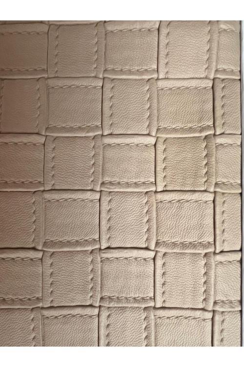 Suni Deri Döşemelik Kumaş Kare Desenli Mobilya,Sandalye,Koltuk Ve Oto Döşeme İçin İdeal