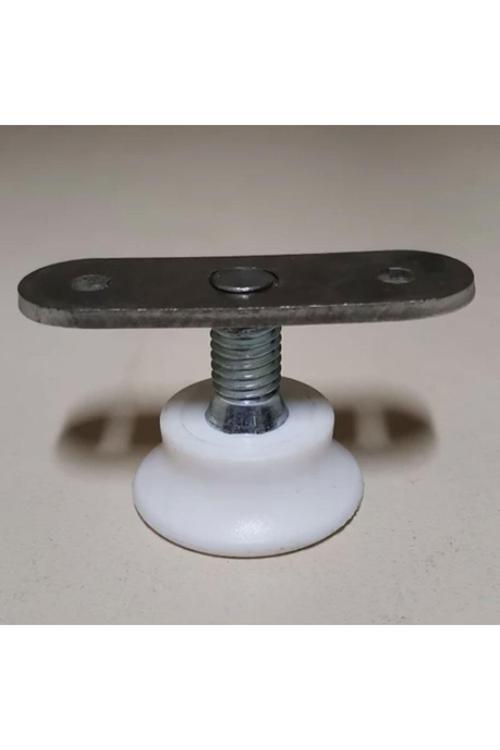 Ayakları Sacı M8 Civatalı Mobilya Dolap Ayağı Bağlantı Aparatı Metal 45X15 Mm (10 Adet)