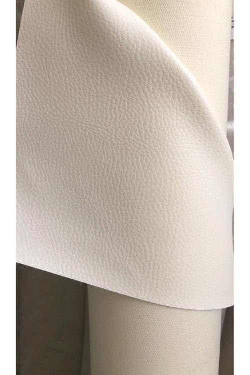Beyaz Suni Deri Mobilya Ve Oto Döşeme Için Ideal Metre Kumaş