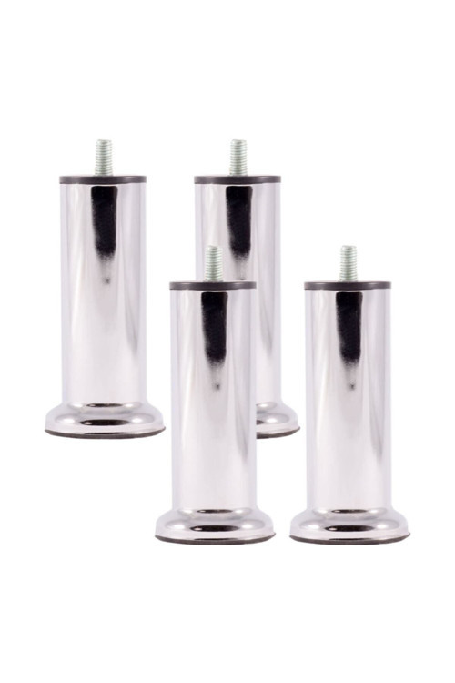 15 Cm Baza Ayağı Koltuk Ayağı Kanepe Ayağı Civatalı 3/8" (Kalın Diş) (4 Adet)