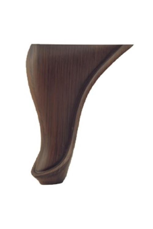 Kanepe Baza Mobilya Sehpa Ayağı Ceviz 15 Cm Plastik Irmak(4 Adet)