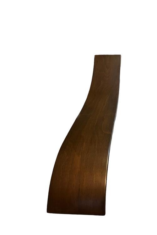 Kanepe Koltuk Salyangoz Kol Klapası Ceviz 13 Cm (Mdf)