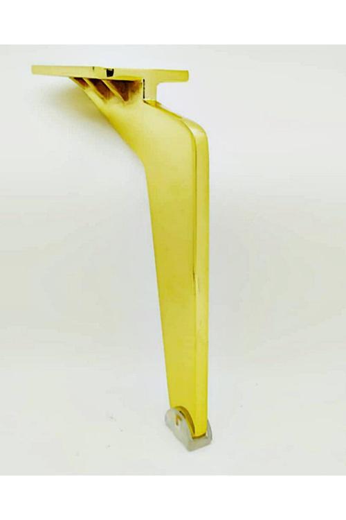 17 Cm Lama Model Gold Metal Mobilya, Dolap, Koltuk, Tv Ünitesi Ayakları (1 Adet)